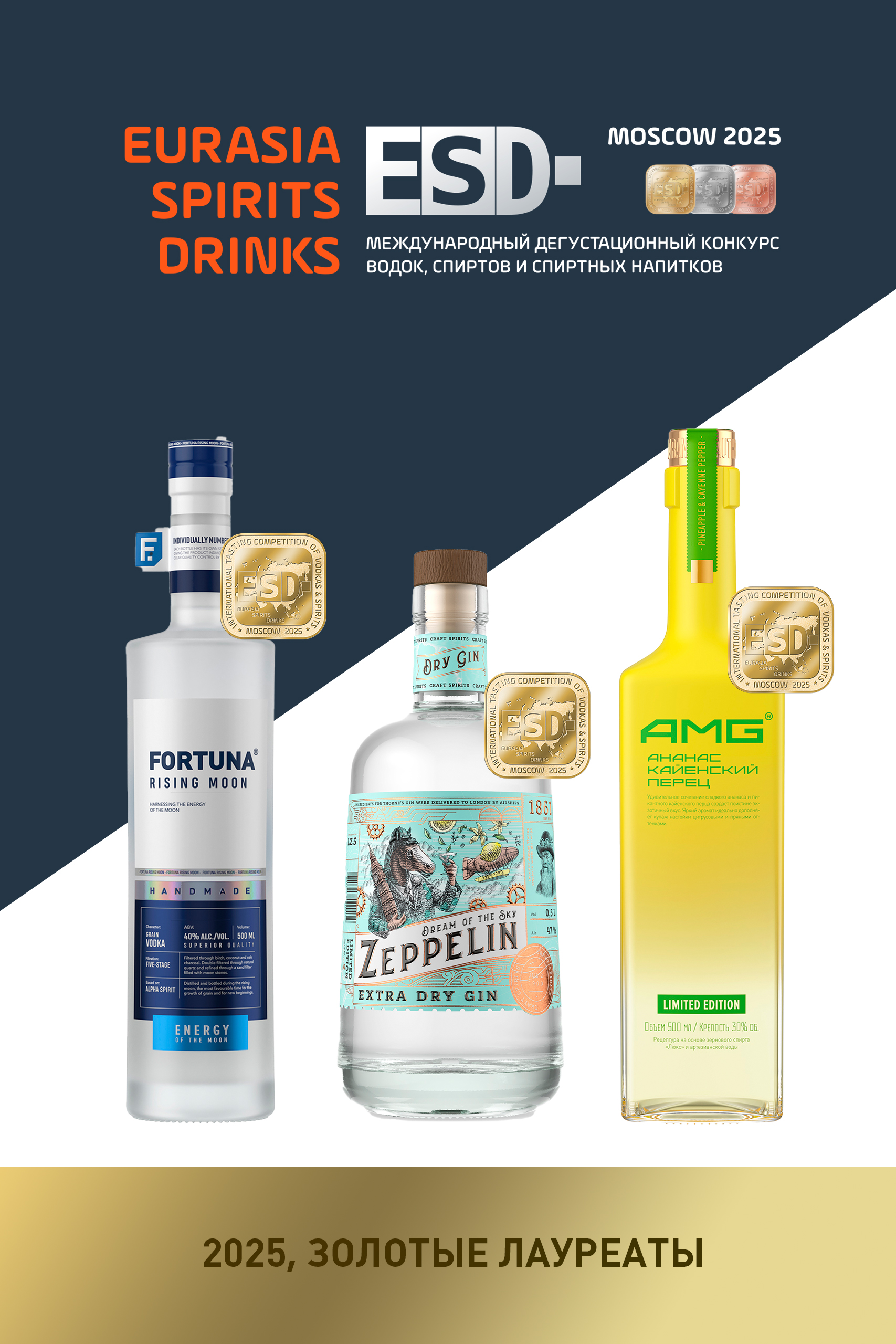 Золото на конкурсе Eurasia Spirits Drinks